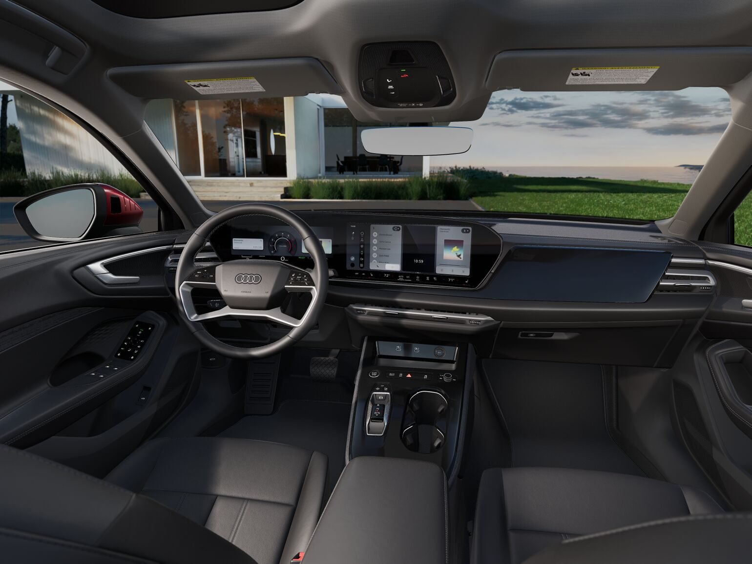 Intérieur avant de l'Audi A5